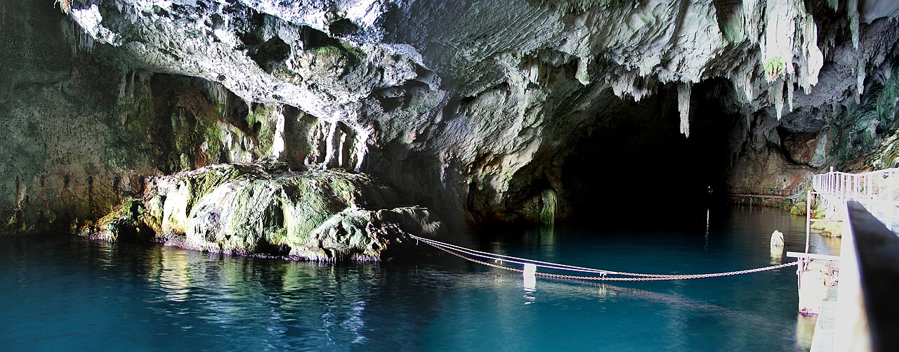 Inside the Grotte del Bue Marino