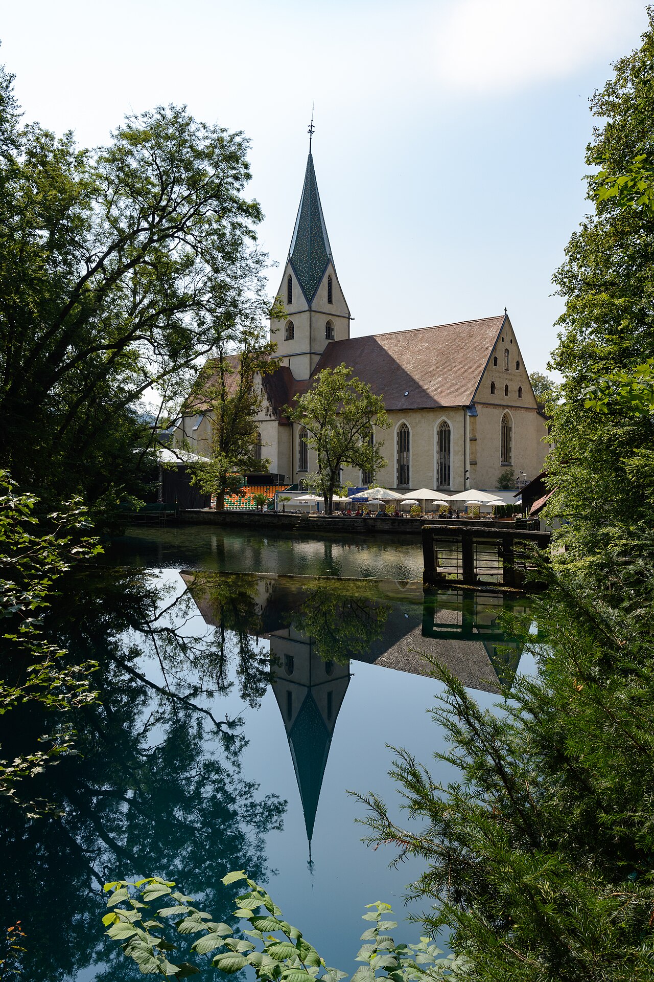 The Blautopf and Blaubeuren Abbey