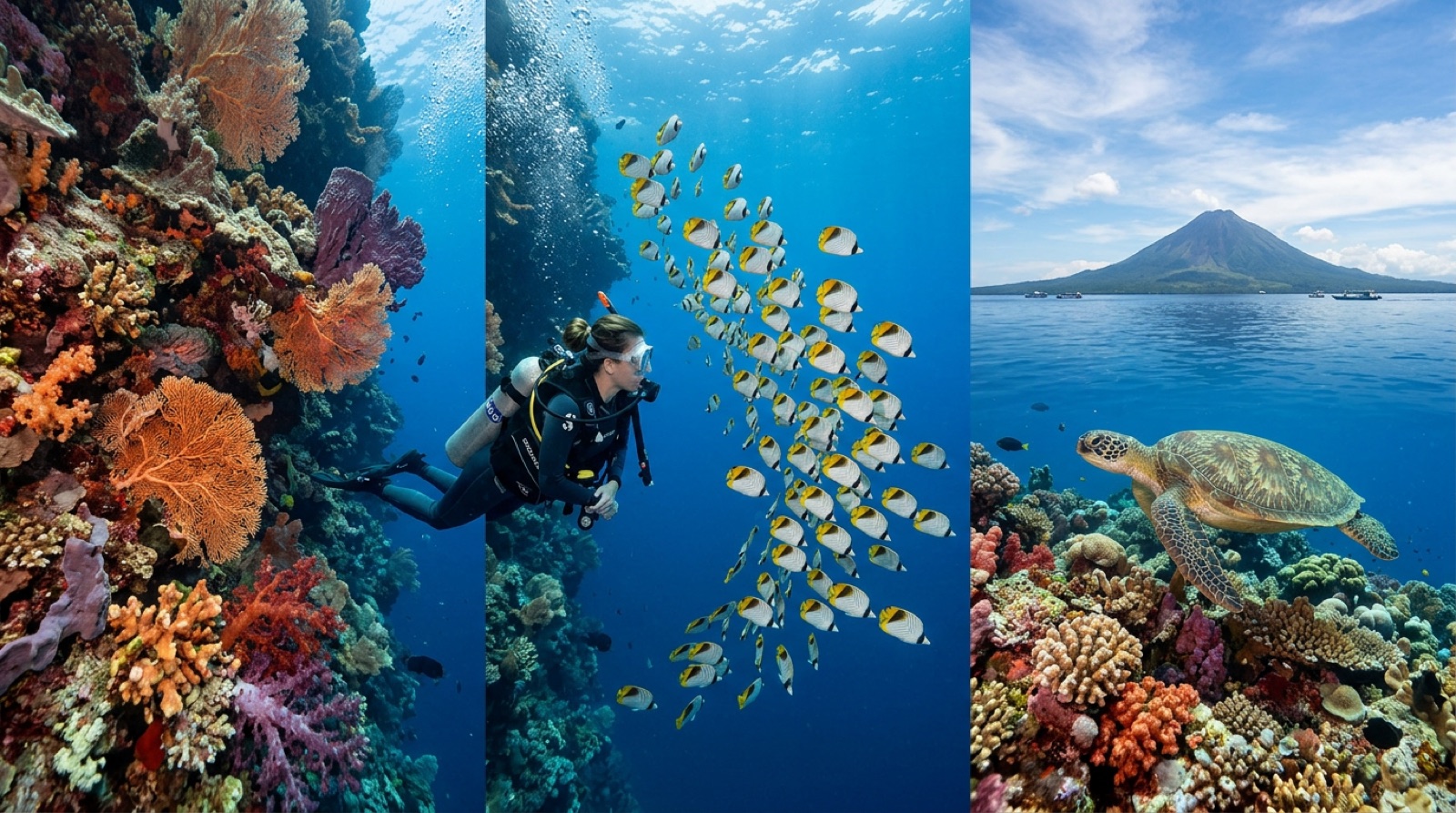 Bunaken & Manado — illustration