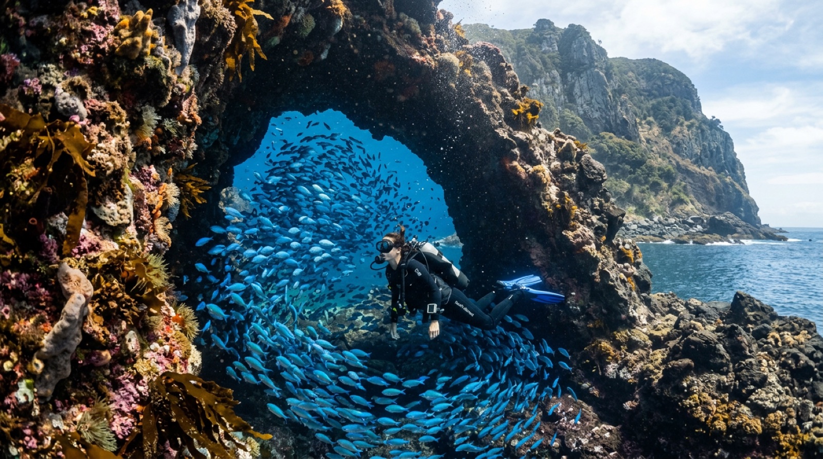 Poor Knights Islands — illustration