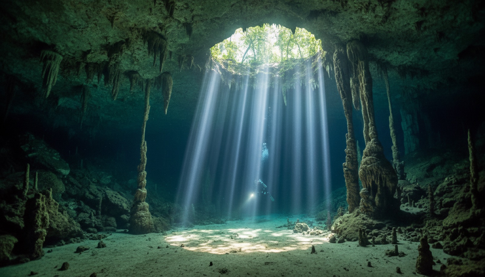 Riviera Maya & the Cenotes — illustration