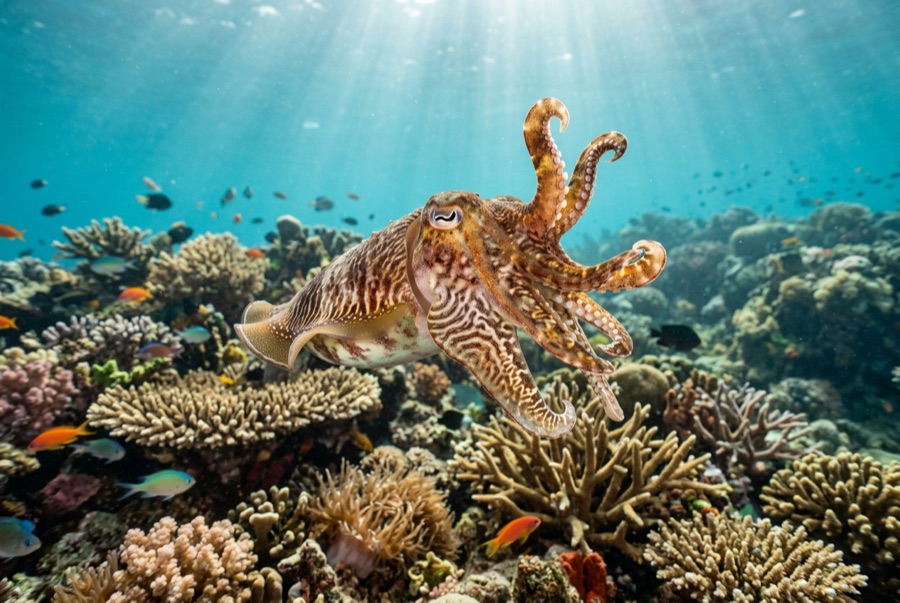 Broadclub Cuttlefish — illustration